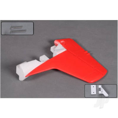 Vertical Stabiliser (for 1400mm T28 V4) (Red)