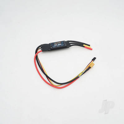 80A ESC With 420mm Input Cable 4.0mm Motor Connector (for 1500mm P-51D/ 70mm F-16 V2)