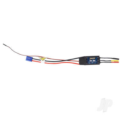 80A ESC With 220mm Input Cable 4.0mm Motor Connector (for 1500mm P47 /1400mm F3A / 1400mm P51 V8/ F4U V3/ ZERO/ T28 V4/ P40/ 980mm P39/ P40/ 70mm F-18 V2/ 1.1M P-51D Mustang)