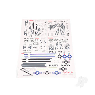 Decal Sheet (for 70mm F/A-18F V2)