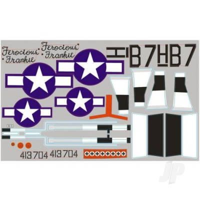 Decal Sheet (for 1700mm P51 Red Tail)
