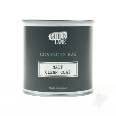 Acrylic Matt Top Coat, Clear (250ml Tin)