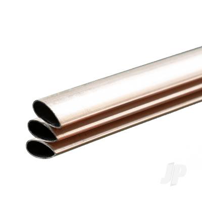 Aluminium Streamline Tube, 5/8 x 36in, .016in Wall (Bulk Pack of 3 Items)