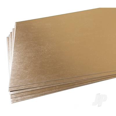 Aluminium Sheet, .016 x 10 x 4in (Bulk Pack of 6 Items)