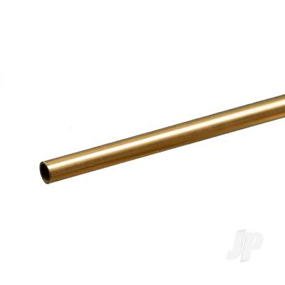 Brass Round Tube, 5/32 x 12in - .014in Wall
