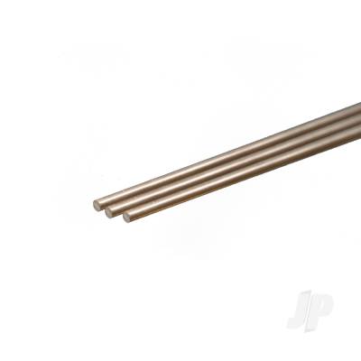 Aluminium Round Rod, 1/16 x 12in (3 pcs)