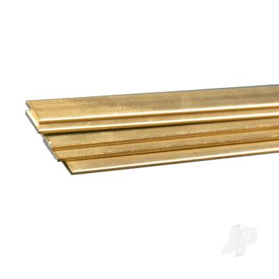 Brass Strip, 1/32 (.032) x 1/4 x 36in
