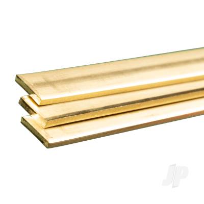 Brass Strip, 3/32 (.093) x 1 x 36in
