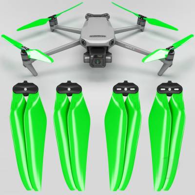 9.4x5.3 Mavic 3 Stealth Folding Propeller Set Green (4 pcs)