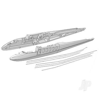 Fuselage Shells + Snakes Twin Star II 224170
