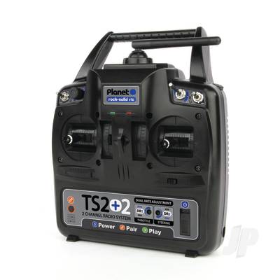 TS2+2 2.4GHz 2-Channel Stick Transmitter with 2 Aux Channels