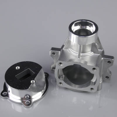 Crankcase Lower and Backplate (fits 26cc RE)