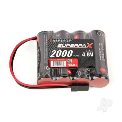 NiMH 4.8V 2000mAh AA SBS-Flat, Rx-JR