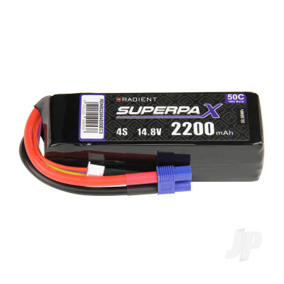 LiPo 4S 2200mAh 14.8V 50C EC3