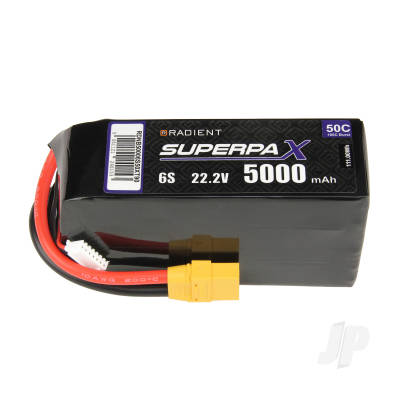 LiPo 6S 5000mAh 22.2V 50C XT90