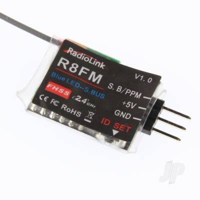 R8FM 2.4GHz 8-Channel Mini Receiver