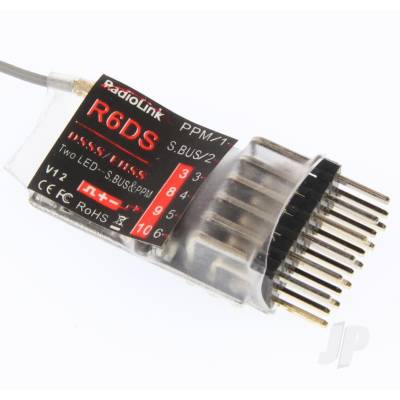 R6DS 2.4GHz 10-Channel Receiver
