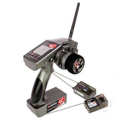 RC6GS-V3 2.4GHz 6-Channel Tx with 1x R6F & 1x R7FG (Gyro Rx)