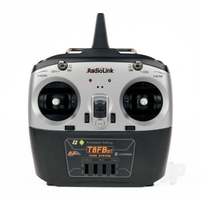 T8FB 2.4GHz 8-Channel Transmitter with Bluetooth and 2x R8EF Receivers (Mode 2)