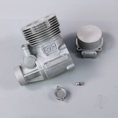 Crankcase and back plate, cam cover (for SC180FS)