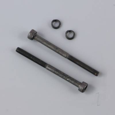 Exhaust bolts and washers (2pcs) (for SC40A-S, SC46A-S, SC52A-S)