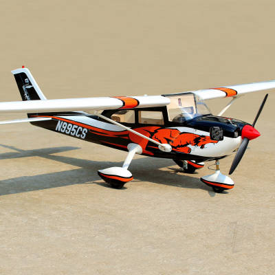 Cessna Turbo Skylane 182 (10cc / 4s) 1.75m / 69in, Black/Orange/White