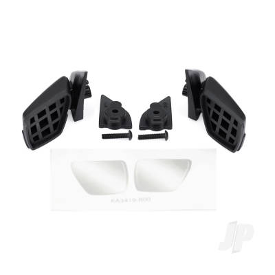 Side mirrors (left & right)/ mirror mounts (left & right)/ 3x14mm BCS (2) (attaches to #10111 body)