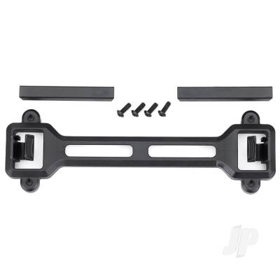Latch, body mount, rear/ rear latch mount (2)/ 3x8mm BCS (4) (for clipless body mounting) (attaches to #10111 body)