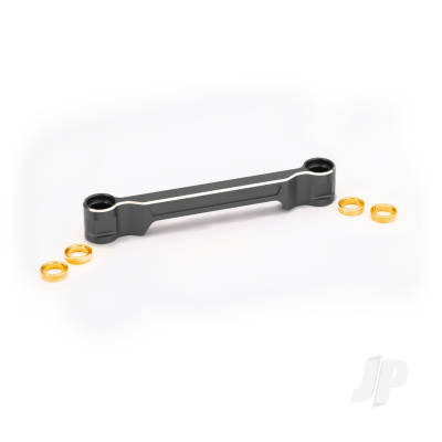 Drag link, steering, 6061-T6 aluminium (Grey-anodised)