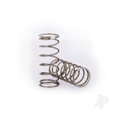Springs, shock (natural finish) (GT-Maxx) (1.150 rate, White stripe) (2)