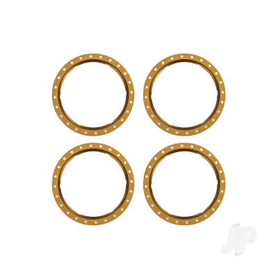 Beadlock rings, bronze (machined aluminium) (4)