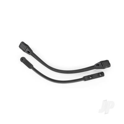 Tie-down straps (front & rear), boat trailer