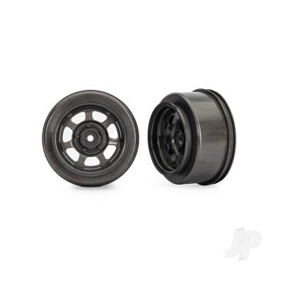Dirt Oval Grey Front Wheels (2)