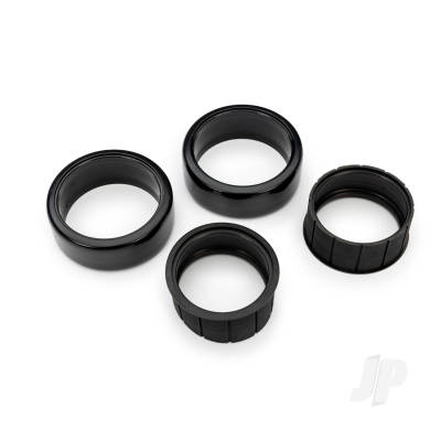 Tyres, 1.9" Drift (1 dot, hard, rough surfaces)) (front) (2)/ rubber inserts (2)