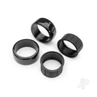 Tyres, 1.9" Drift (2 dots, soft, smooth surfaces)) (rear) (2)/ rubber inserts (2)