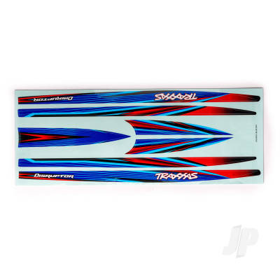 Decal set, hull (Blue) (waterproof) (for Disruptor)