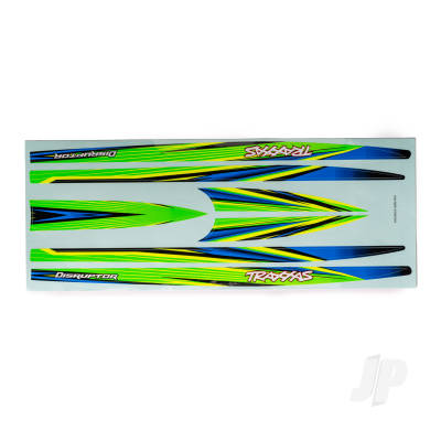 Decal set, hull (Green) (waterproof) (for Disruptor)