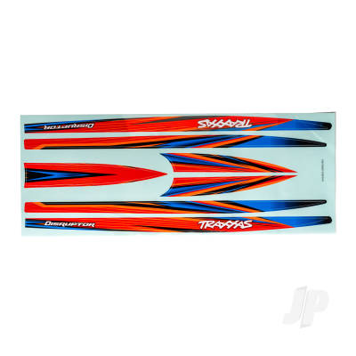 Decal set, hull (Orange) (waterproof) (for Disruptor)