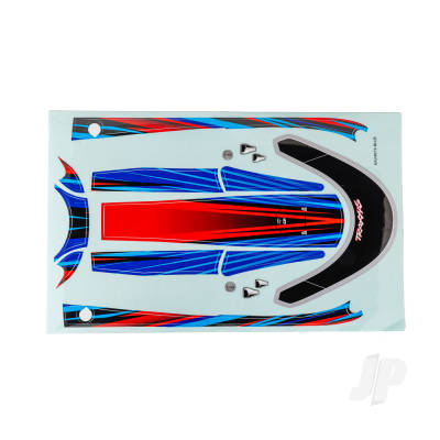 Decal set, hatch (Blue) (waterproof) (for Disruptor)