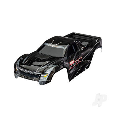 Body, Mini Maxx, Black (painted, decals applied)