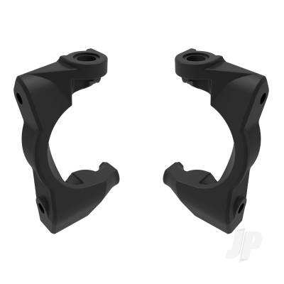 Caster blocks (c-hubs), left & right (Black)