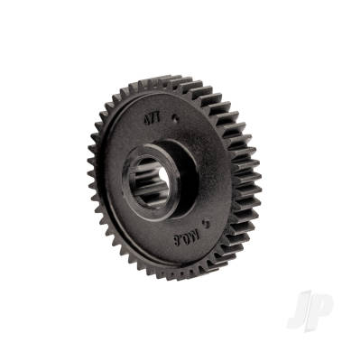 Spur gear, 47-tooth (0.8 metric pitch, compatible with 32-pitch)