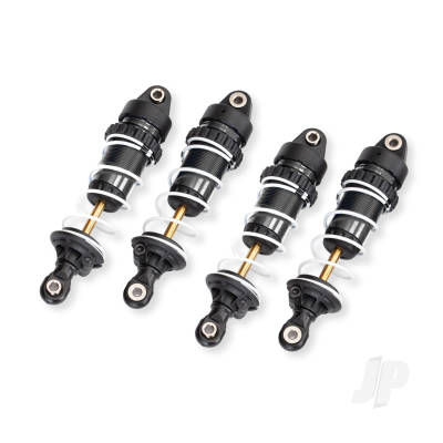 Shocks, GTR long, hard-anodised, PTFE-coated bodies with TiN shafts (assembled with springs) (4)