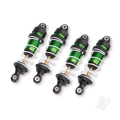 Shocks, GTR long, Green-anodised, PTFE-coated bodies with TiN shafts (assembled with springs) (4 pcs)