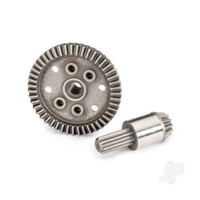 Ring gear, differential, 47-tooth, pinion gear, differential, 12-tooth (planetary) (rear)