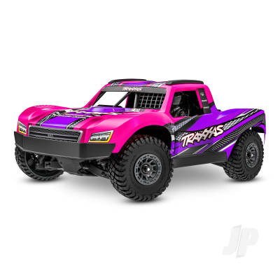 Mini Slash 4WD RTR Short Course Truck, Pink (+ TQi 2-ch, 2S LiPo, USB-C Charger, Clipless Body)
