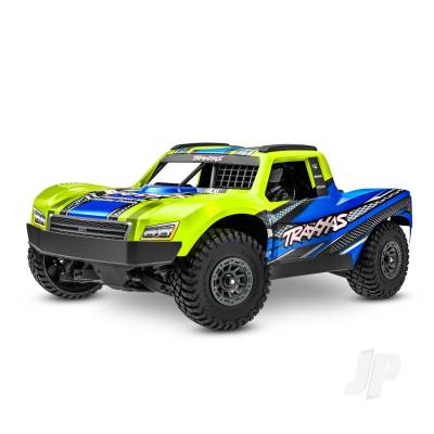 Mini Slash 4WD RTR Short Course Truck, Yellow (+ TQi 2-ch, 2S LiPo, USB-C Charger, Clipless Body)