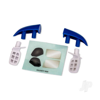 White Side Mirrors and Roof Intakes