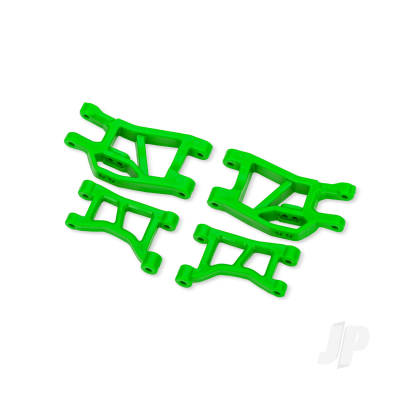 Green Front Upper & Lower Suspension Arms (L&R)