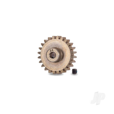Gear, 24-T pinion (32-p) (fits 3mm shaft)/ set screw